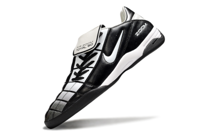 Men's Nike Air Zoom Total 90 III IC Indoor & Futsal Low-Tops Football Shoes - Black/White