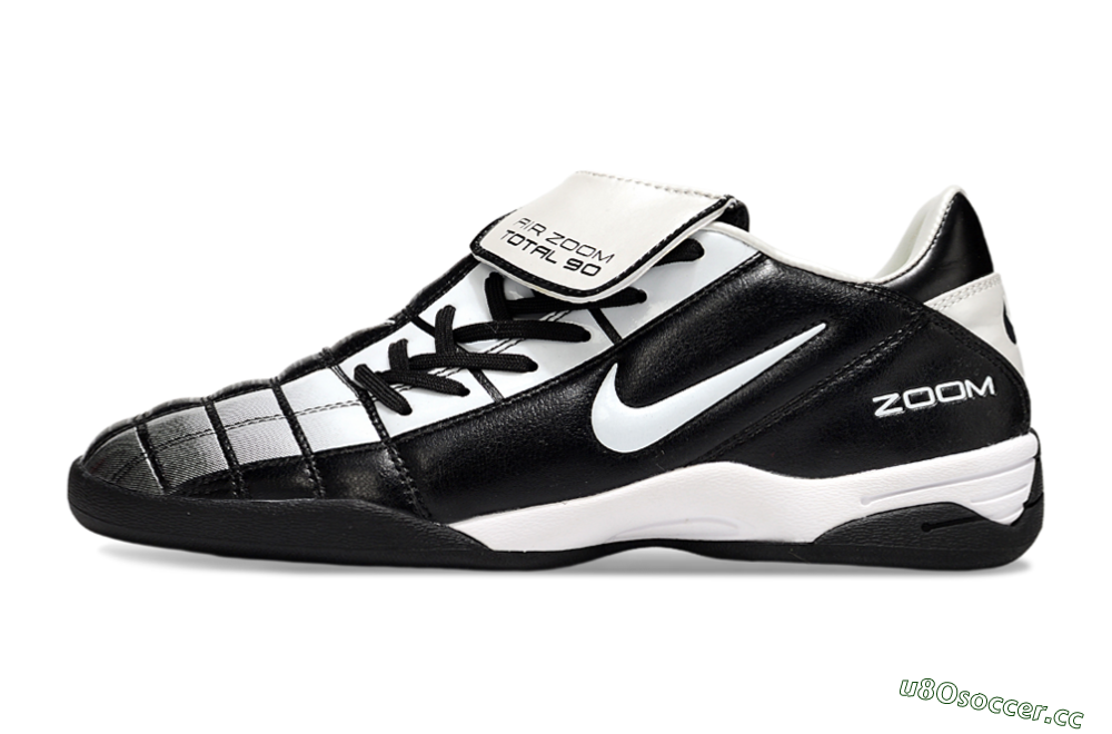 Men's Nike Air Zoom Total 90 III IC Indoor & Futsal Low-Tops Football Shoes - Black/White 0
