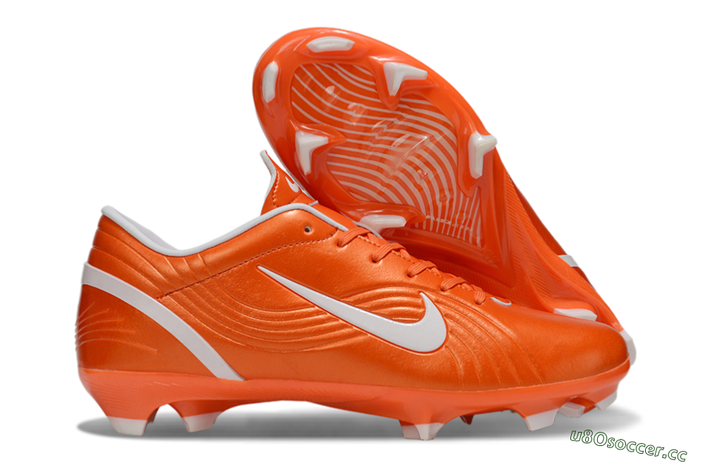 Men's Nike Mercurial Vapor 1 Elite FG Firm Ground Low-Tops Football Boots - Red/White 2