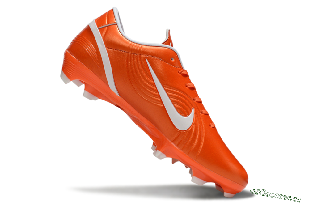 Men's Nike Mercurial Vapor 1 Elite FG Firm Ground Low-Tops Football Boots - Red/White 4