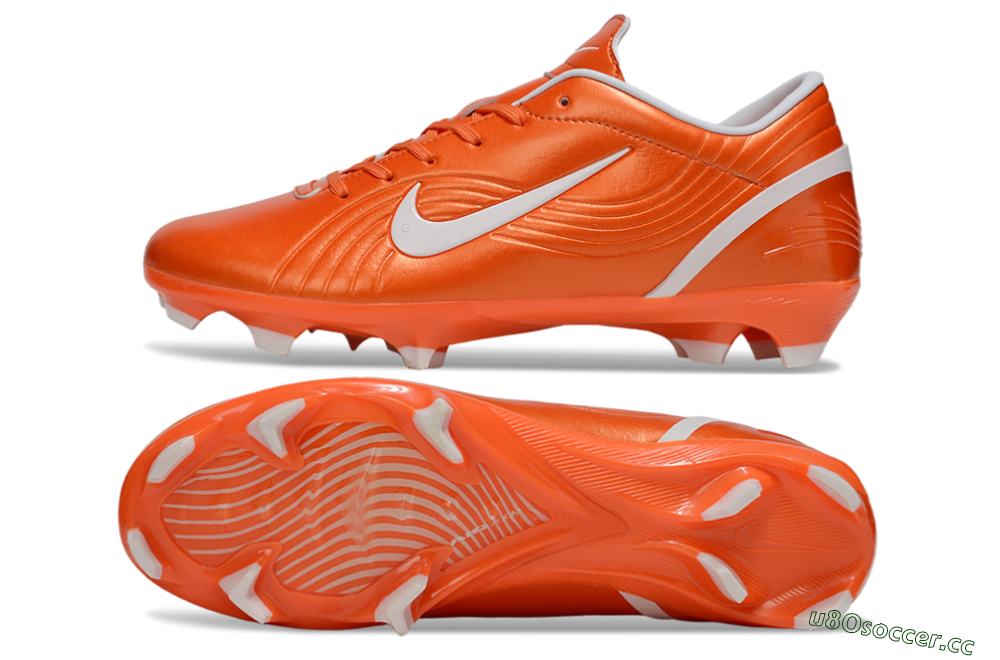 Men's Nike Mercurial Vapor 1 Elite FG Firm Ground Low-Tops Football Boots - Red/White 1