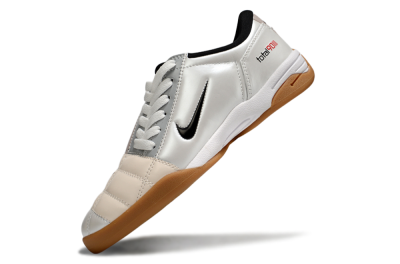 Men's Nike Total 90 III IC Indoor & Futsal Low-Tops Football Shoes - White/Black/Pink