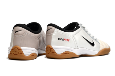 Men's Nike Total 90 III IC Indoor & Futsal Low-Tops Football Shoes - White/Black/Pink