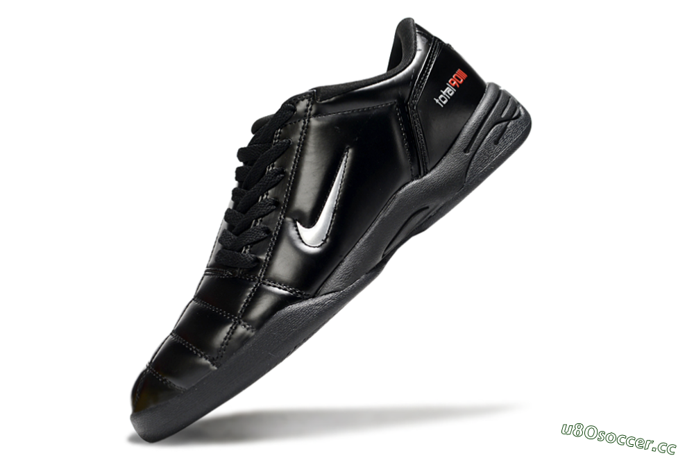 Men's Nike Total 90 III IC Indoor & Futsal Low-Tops Football Shoes - Black/White 5