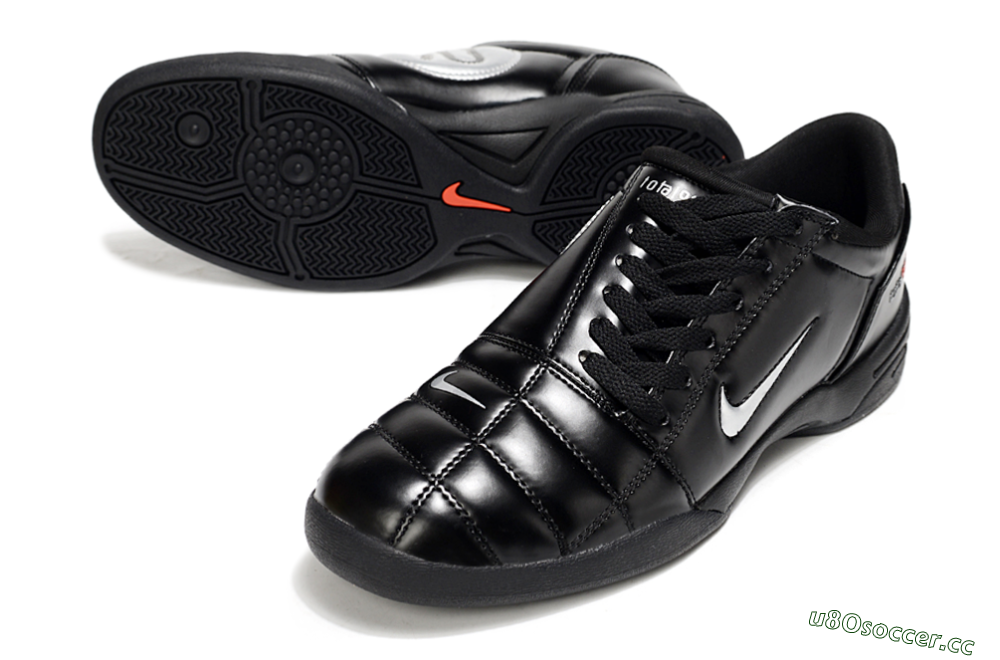 Men's Nike Total 90 III IC Indoor & Futsal Low-Tops Football Shoes - Black/White 3