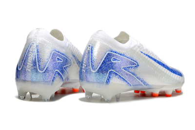 Men's Nike Air Zoom Mercurial Vapor 16 Elite AG Artificial Grass Low-Tops Football Boots - White/Blue