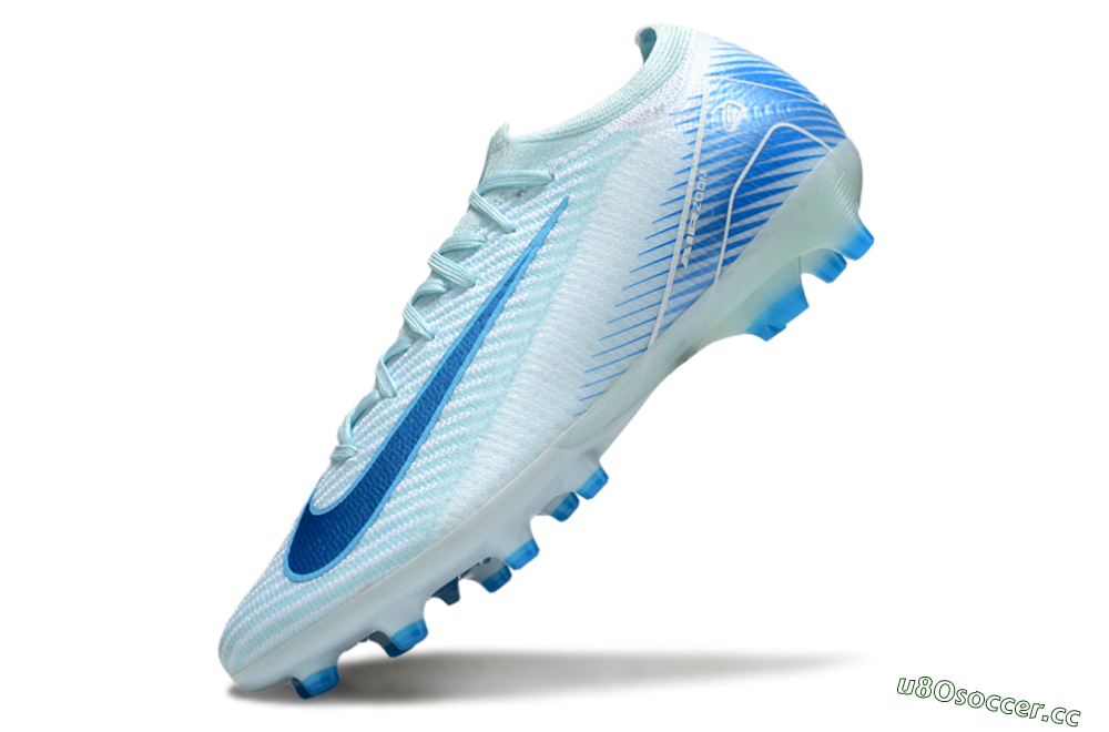 Men's Nike Air Zoom Mercurial Vapor 16 Elite AG Artificial Grass Low-Tops Football Boots - Jade/White 5