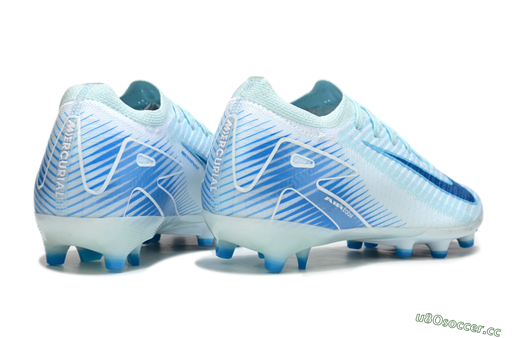 Men's Nike Air Zoom Mercurial Vapor 16 Elite AG Artificial Grass Low-Tops Football Boots - Jade/White 6