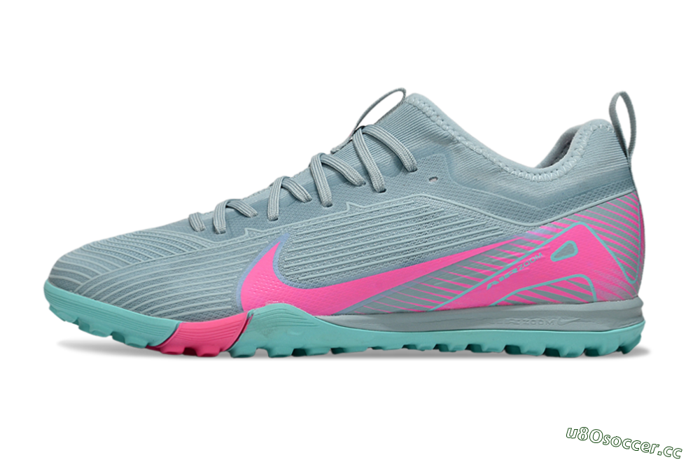 Men's Nike Air Zoom Mercurial Vapor 16 Elite TF Artificial Turf Low-Tops Football Shoes - Jade/Pink 0
