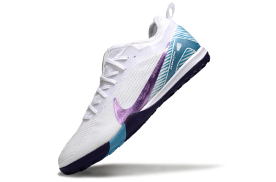 Men's Nike Air Zoom Mercurial Vapor 16 Elite TF Artificial Turf Low-Tops Football Shoes - White/Purple/Jade