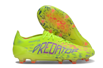 Men's Adidas Predator 25 Elite FG Firm Ground Low-Tops Football Boots - Yellow/Blue/Red