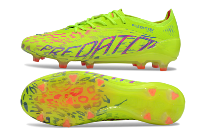 Men's Adidas Predator 25 Elite FG Firm Ground Low-Tops Football Boots - Yellow/Blue/Red