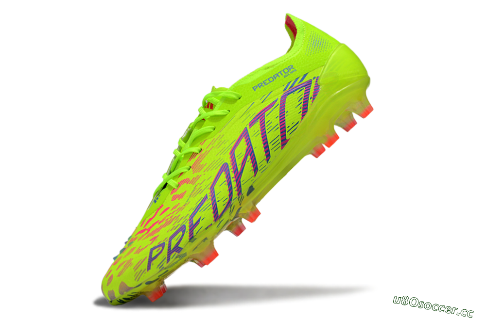 Men's Adidas Predator 25 Elite FG Firm Ground Low-Tops Football Boots - Yellow/Blue/Red 5