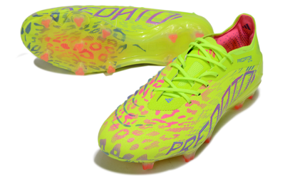 Men's Adidas Predator 25 Elite FG Firm Ground Low-Tops Football Boots - Yellow/Blue/Red