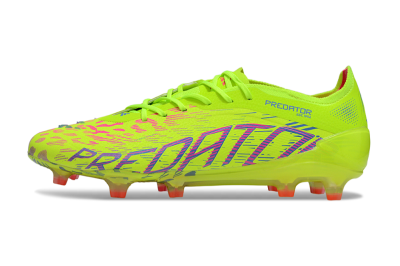 Men's Adidas Predator 25 Elite FG Firm Ground Low-Tops Football Boots - Yellow/Blue/Red