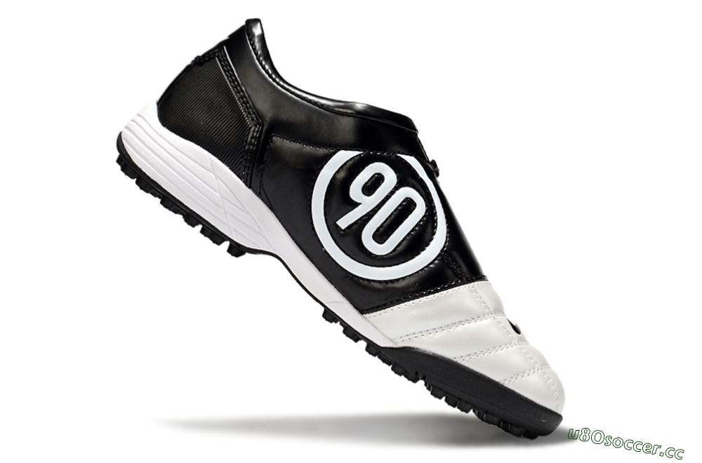 Unisex Nike Total 90 III TF Artificial Turf Low-Tops Football Shoes - White/Black 4