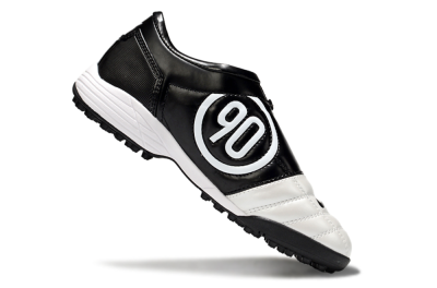 Unisex Nike Total 90 III TF Artificial Turf Low-Tops Football Shoes - White/Black