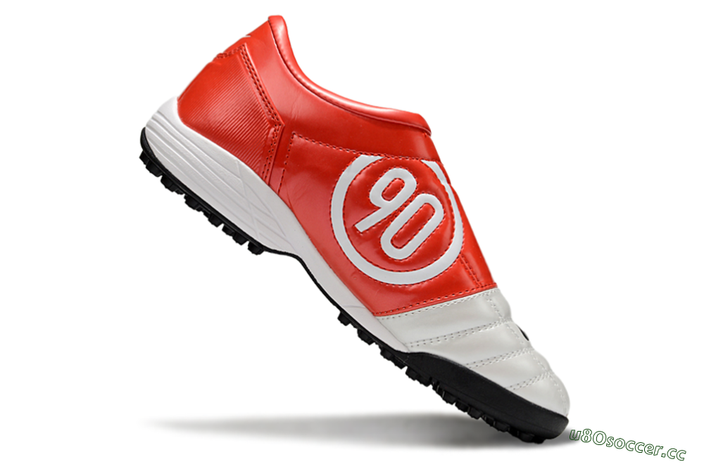 Unisex Nike Total 90 III TF Artificial Turf Low-Tops Football Shoes - White/Black/Red 4