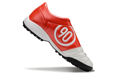 Unisex Nike Total 90 III TF Artificial Turf Low-Tops Football Shoes - White/Black/Red