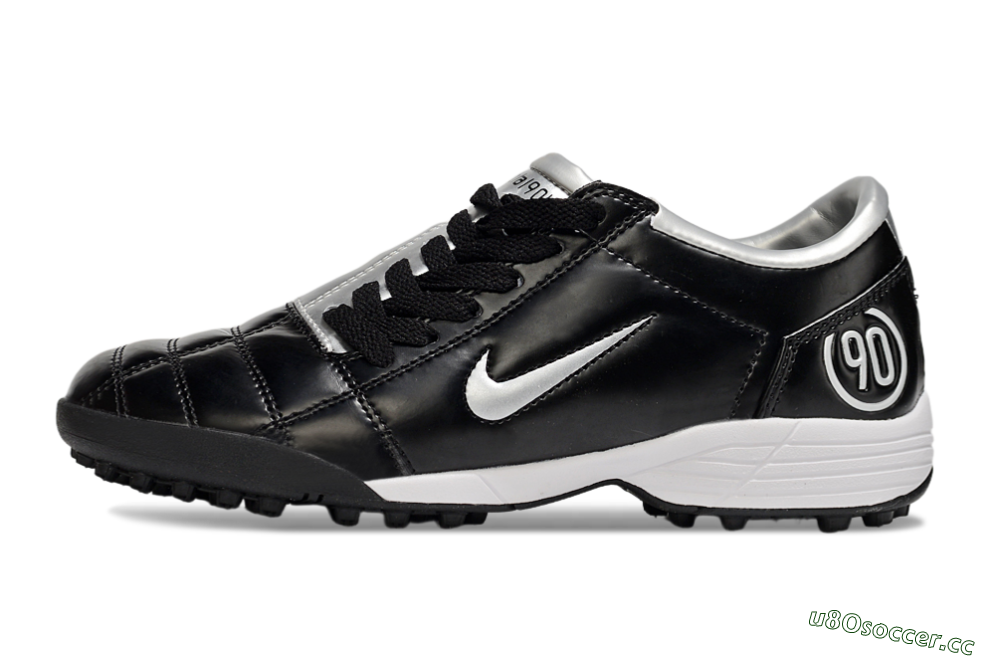 Unisex Nike Total 90 III TF Artificial Turf Low-Tops Football Shoes - Black/Silver/White 0