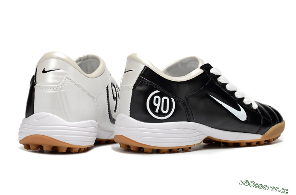 Unisex Nike Total 90 III TF Artificial Turf Low-Tops Football Shoes - Black/White 6
