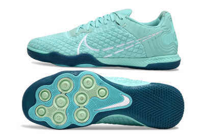 Men's Nike React Gato IC Indoor & Futsal Low-Tops Football Shoes - Jade/White