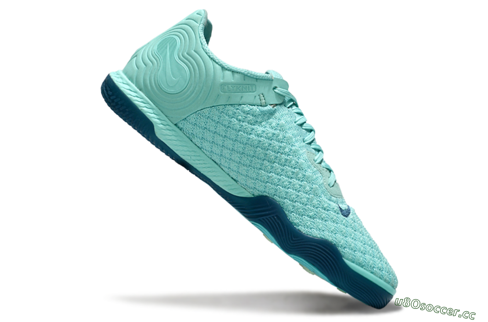 Men's Nike React Gato IC Indoor & Futsal Low-Tops Football Shoes - Jade/White 4