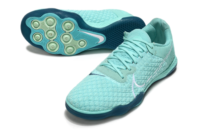 Men's Nike React Gato IC Indoor & Futsal Low-Tops Football Shoes - Jade/White