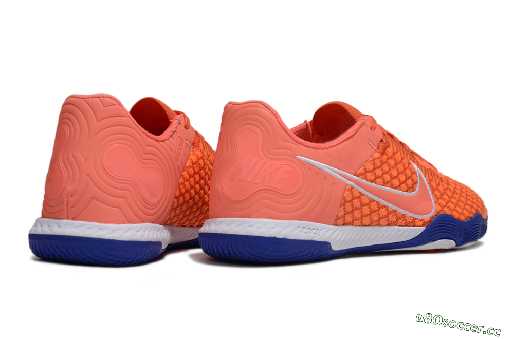 Men's Nike React Gato IC Indoor & Futsal Low-Tops Football Shoes - Red/White/Blue 6
