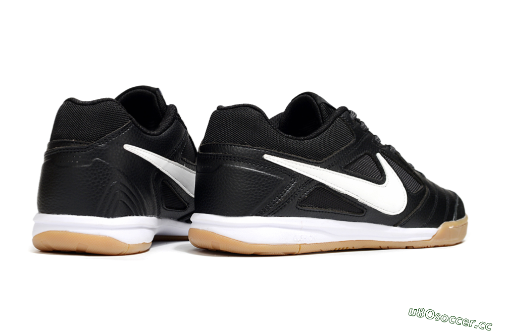 Men's Nike SB Gato IC Indoor & Futsal Low-Tops Football Shoes - Black/White 6