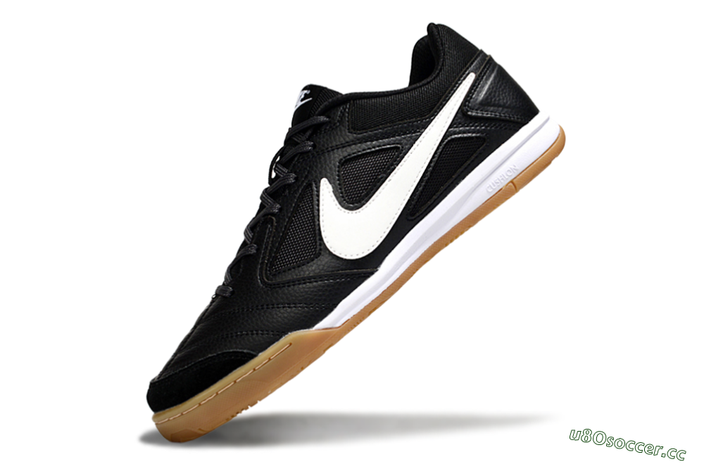 Men's Nike SB Gato IC Indoor & Futsal Low-Tops Football Shoes - Black/White 5