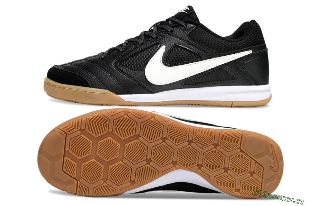 Men's Nike SB Gato IC Indoor & Futsal Low-Tops Football Shoes - Black/White 1