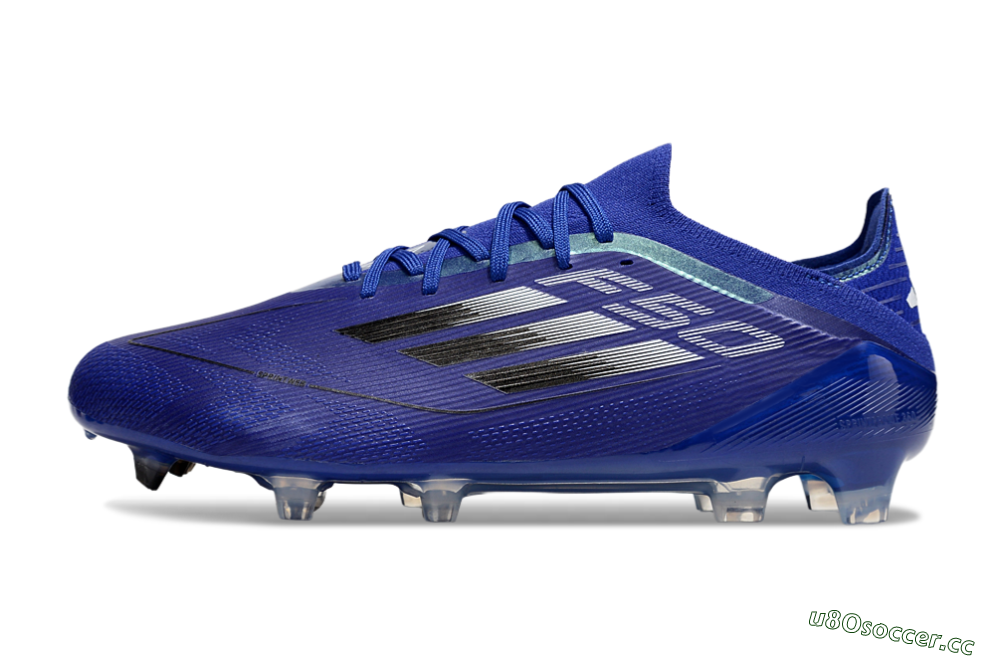 Men's Adidas F50 Elite FG Firm Ground Low-Tops Football Boots - Blue/Silver/Black 0