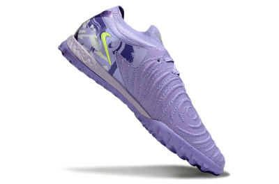Men's Nike Phantom GX 2 Elite TF Artificial Turf Low-Tops Football Shoes - Purple/Yellow