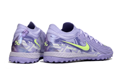 Men's Nike Phantom GX 2 Elite TF Artificial Turf Low-Tops Football Shoes - Purple/Yellow