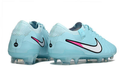 Men's Nike Tiempo Legend 10 Elite FG Firm Ground Low-Tops Football Boots - Jade/White/Pink