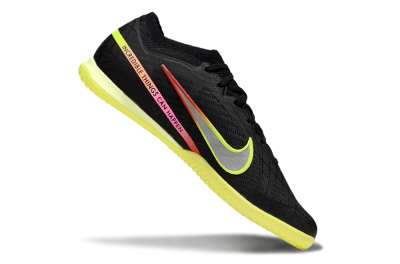 Men's Nike Air Zoom Mercurial Vapor 15 Elite IC Indoor & Futsal Low-Tops Football Shoes - Black/Yellow/Red