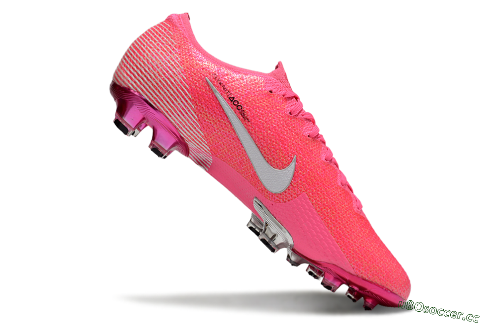 Men's Nike Air Zoom Mercurial Vapor 13 Elite FG Firm Ground Low-Tops Football Boots - Pink/White/Silver 4