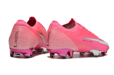 Men's Nike Air Zoom Mercurial Vapor 13 Elite FG Firm Ground Low-Tops Football Boots - Pink/White/Silver