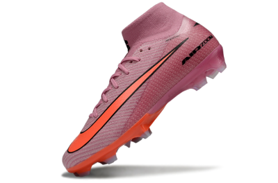 Unisex Nike Air Zoom Mercurial Superfly 9 Elite FG Firm Ground High-Tops Football Boots - Red/Black