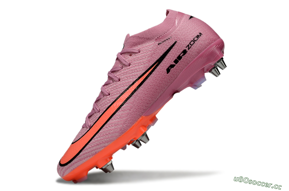 Men's Nike Air Zoom Mercurial Vapor 15 Elite SG Soft Ground Low-Tops Football Boots - Red/Black 5