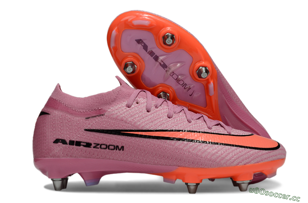 Men's Nike Air Zoom Mercurial Vapor 15 Elite SG Soft Ground Low-Tops Football Boots - Red/Black 2