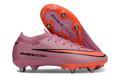 Men's Nike Air Zoom Mercurial Vapor 15 Elite SG Soft Ground Low-Tops Football Boots - Red/Black