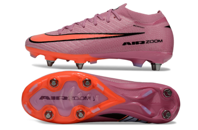 Men's Nike Air Zoom Mercurial Vapor 15 Elite SG Soft Ground Low-Tops Football Boots - Red/Black