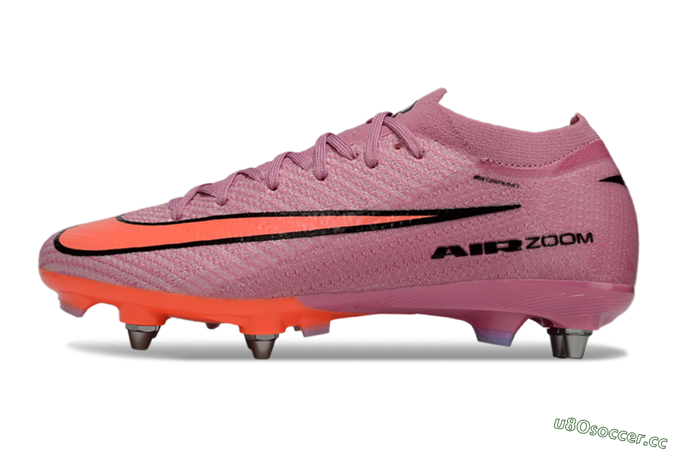 Men's Nike Air Zoom Mercurial Vapor 15 Elite SG Soft Ground Low-Tops Football Boots - Red/Black 0