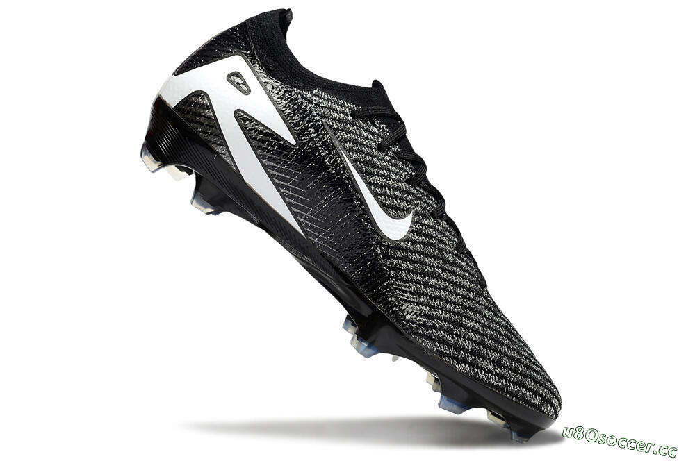 Men's Nike Air Zoom Mercurial Vapor 16 Elite FG Firm Ground Low-Tops Football Boots - Black/White 4