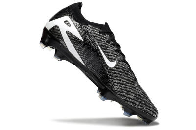 Men's Nike Air Zoom Mercurial Vapor 16 Elite FG Firm Ground Low-Tops Football Boots - Black/White