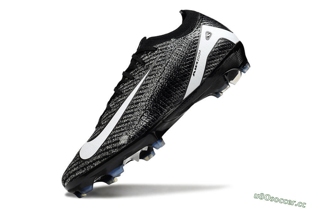 Men's Nike Air Zoom Mercurial Vapor 16 Elite FG Firm Ground Low-Tops Football Boots - Black/White 5