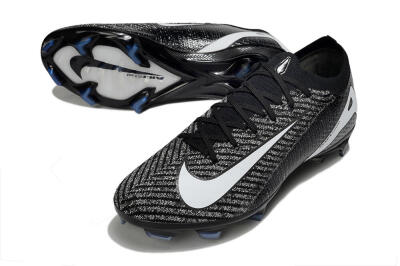 Men's Nike Air Zoom Mercurial Vapor 16 Elite FG Firm Ground Low-Tops Football Boots - Black/White