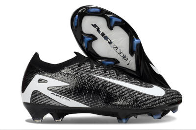 Men's Nike Air Zoom Mercurial Vapor 16 Elite FG Firm Ground Low-Tops Football Boots - Black/White